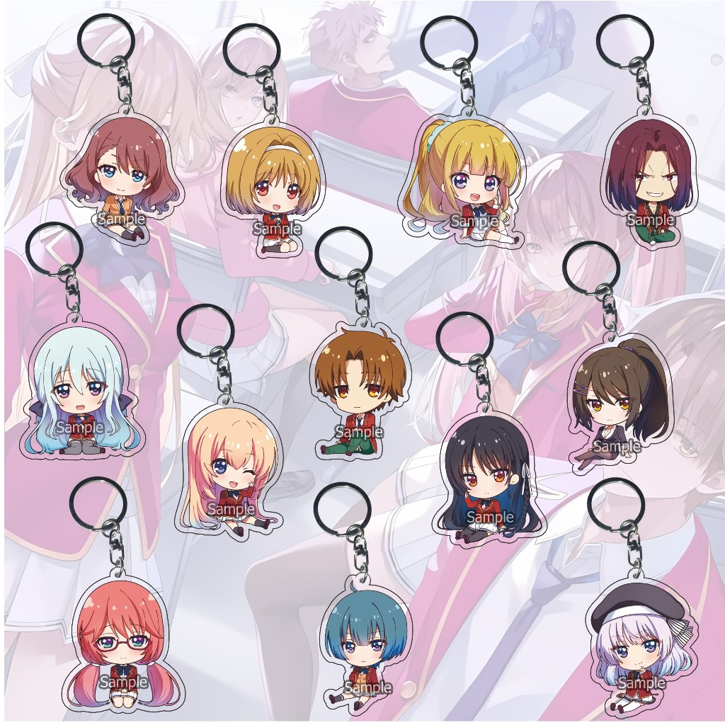 Gantungan Kunci Anime Classroom of the Elite part 02 - Ganci - Key Chain - Strap Handphone - Shiroha