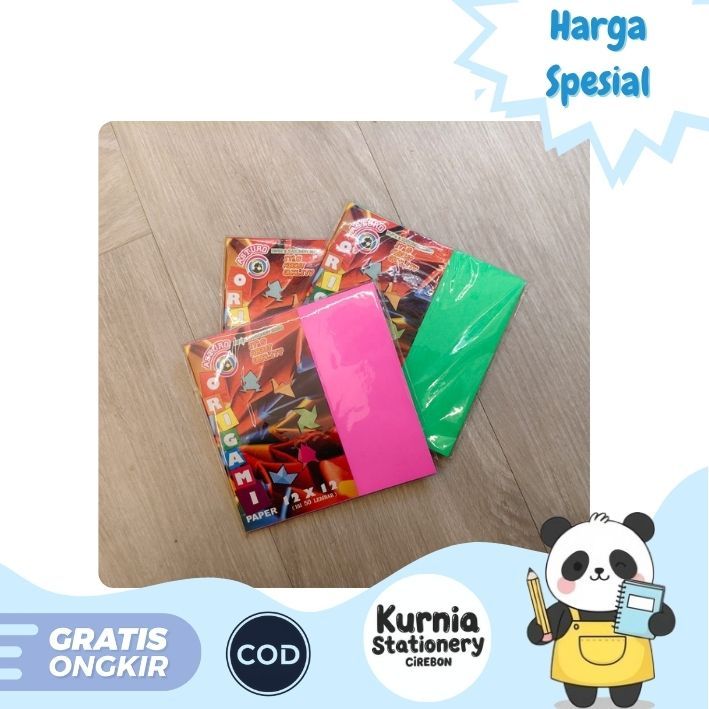 

Asturo Kertas Lipat Origami 12 x 12 (1 Pack/ 50 lembar)