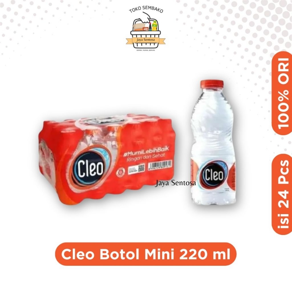 

Cleo Air Mineral 220ml 1 Dus (24 Pcs)