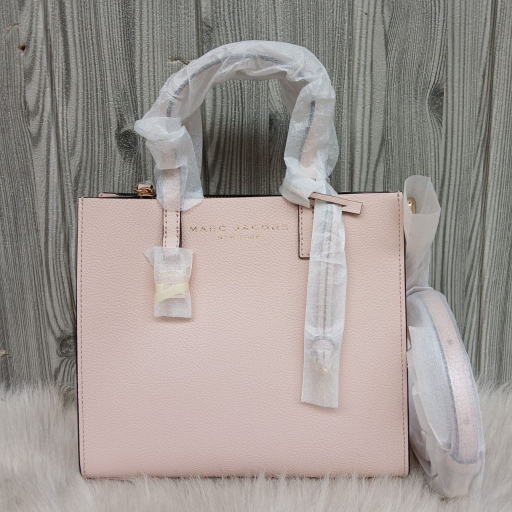 MJ grind tote bag small peach wip