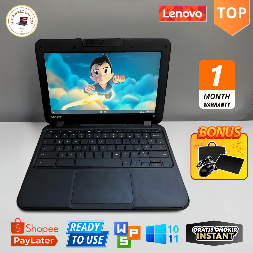 Laptop Chromebook Acer/HP/Lenovo/Dell Celeron Coleron N3060 100E - Layar 11,6 inch 2in1 MURAH