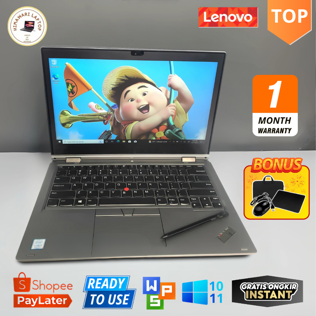 Laptop Lenovo Thinkpad L390 & Yoga L390 i5/i7 Gen 8 - Layar 13" -  BERGARANSI