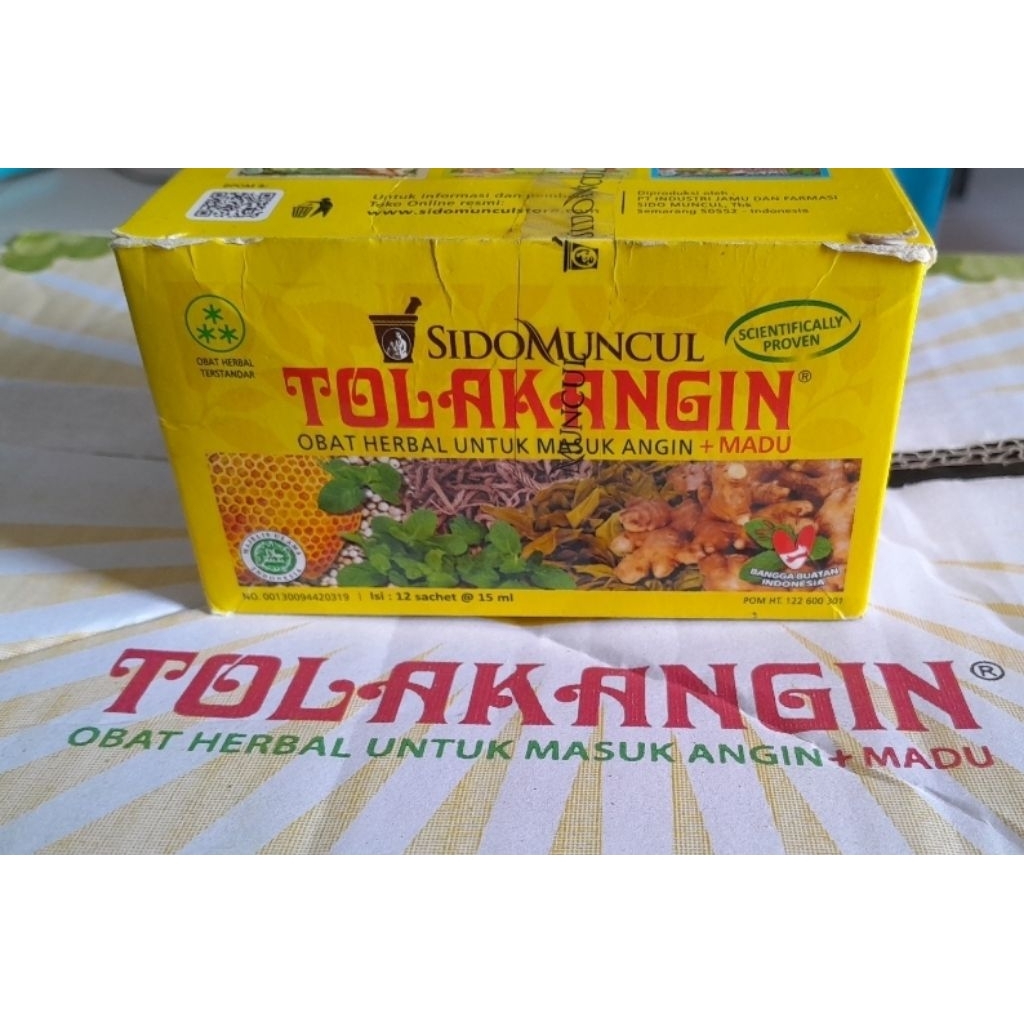 

TOLAK ANGIN CAIR SIDO MUNCUL 100% ORI