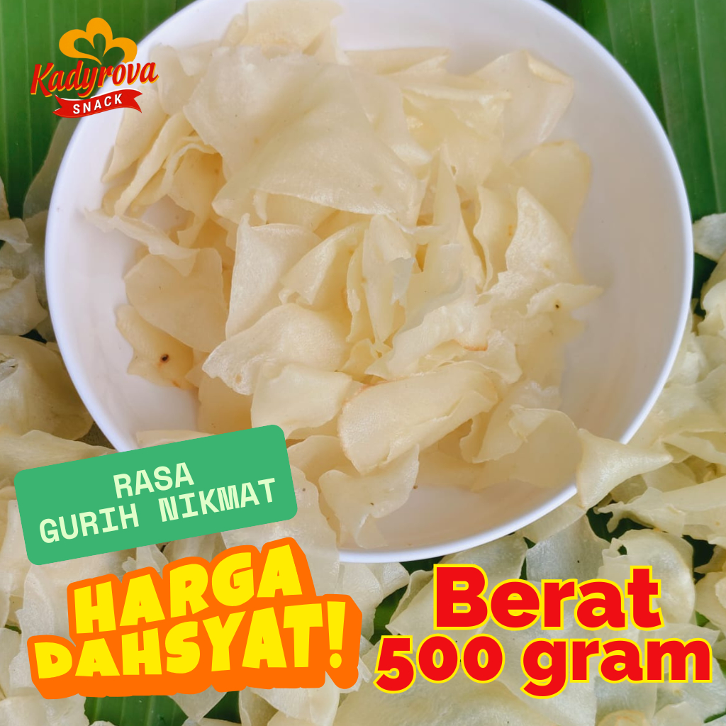 

Keripik Singkong Asin Gurih Nikmat Berat 500 gram Termurah Berkualitas