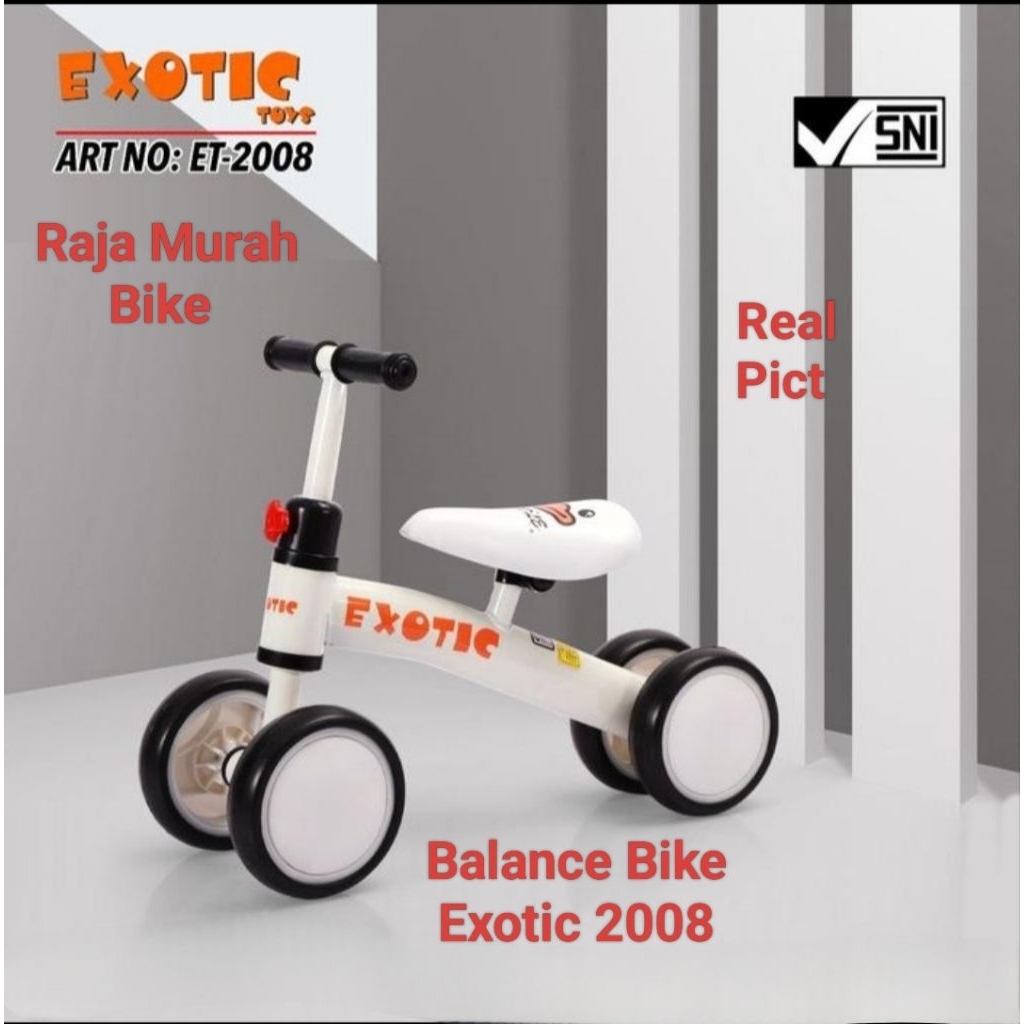 Sepeda Balance Bike Exotic ET2008 Sepeda Balance Bike Push Bike Exotic 2008
