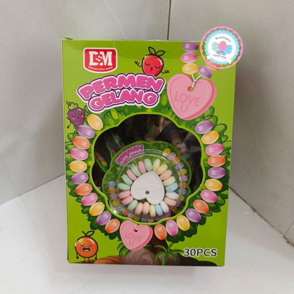 

DSM PERMEN GELANG (1 PACK = 30 PCS)