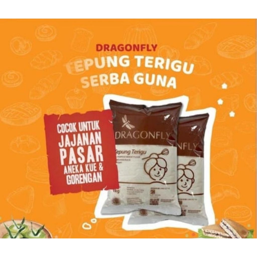 

TEPUNG TERIGU DRAGONFLY 500GR