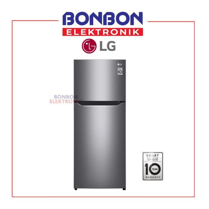LG Kulkas 2 Pintu 225L GN-B222SQIB Smart Inverter / GN 222SQIB