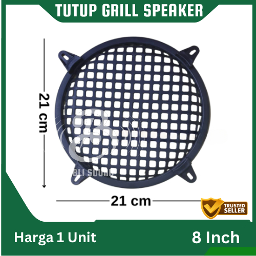 TUTUP GRILL SPEAKER 8 INCH RAM SPEAKER BOX 8 IN COVER SPEAKER PLASTIK
