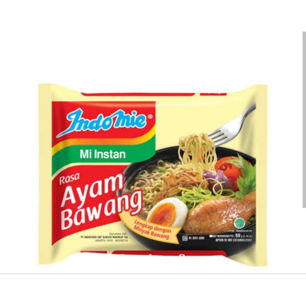 

Mie instan kuah indomie ayam bawang