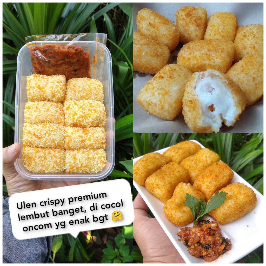 Ulen Crispy isi 8 plus Sambal Oncom