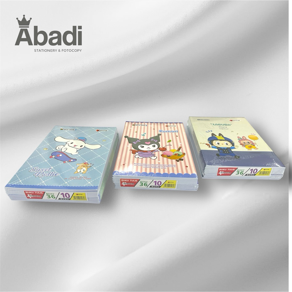 

Buku Tulis Boxy Motif Anak 36 Newstar