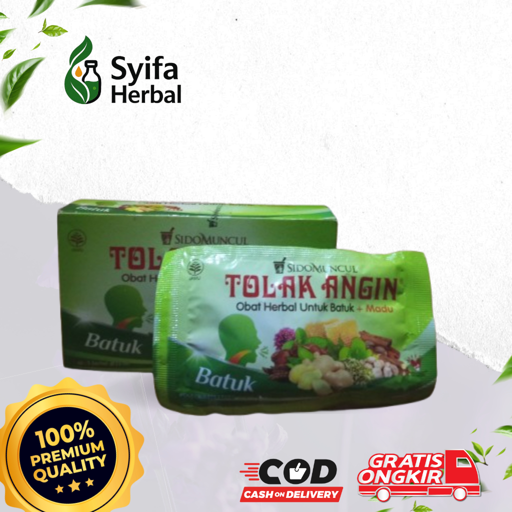 

Tolak Angin Batuk Cair Dus 5 - Meredakan Batuk Berdahak dan Melegakan Tenggorokan - Syifa Herbal