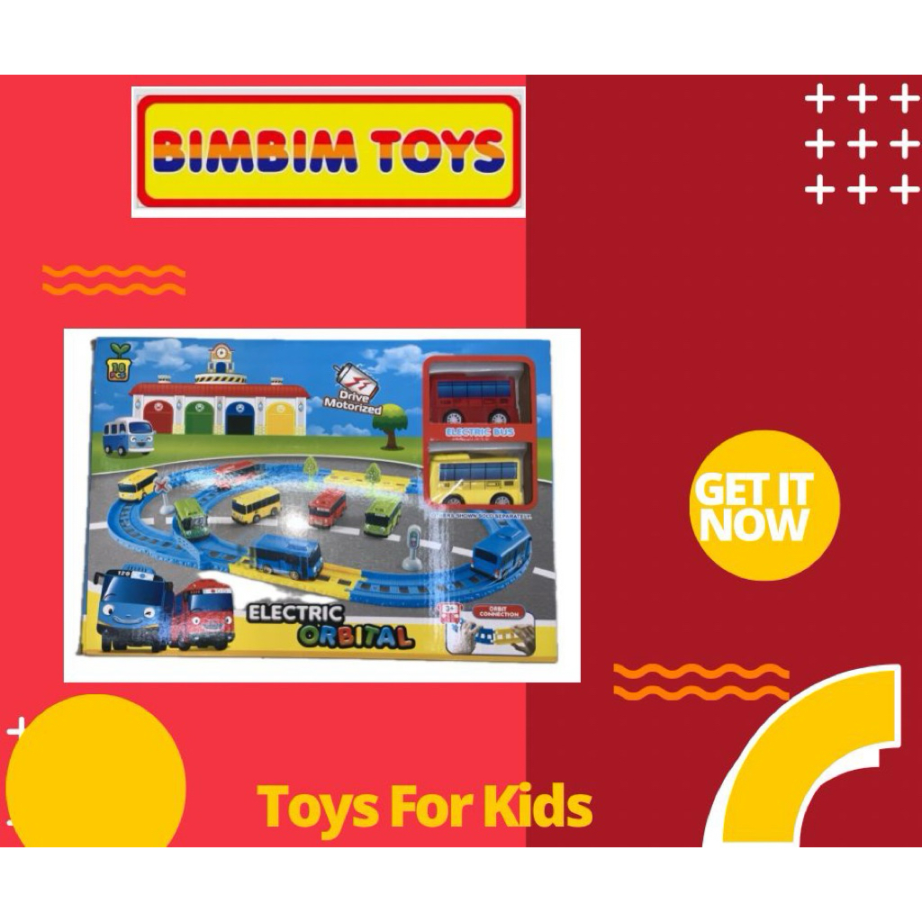 MAINAN TRACK TAYO TAY-33, MAINAN BIS TAYO REL, TAYO BIS DAN LINTASAN TRACK