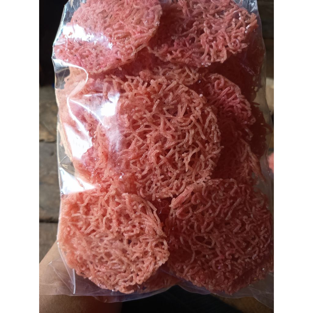 

rengginang singkong khas badung kerupuk rengning enak gurih ngembang