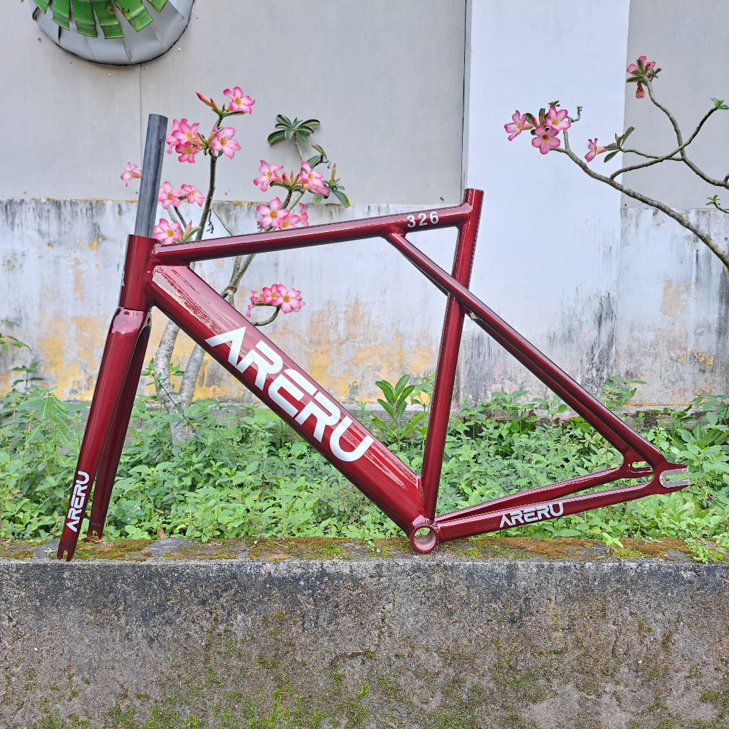 Frame sepeda Fixie Merek Areru seri 326 Alloy