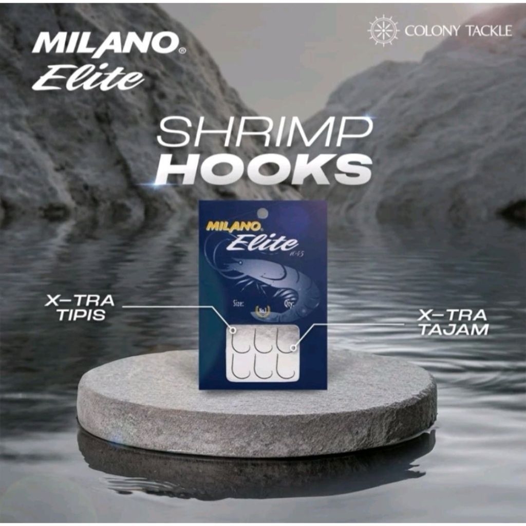 MATA KAIL - PANCING MILANO ELITE SHRIMP/UDANG 1045 - SUPER TAJAM