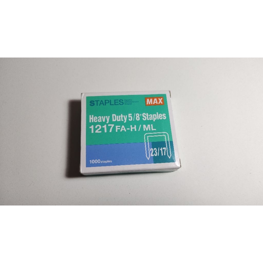 

Isi Steples Stepler Stapler Staples Meja Duduk Max 1217 23/17 1pack isi 10 batang READY STOCK