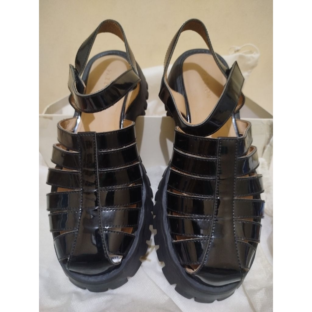 Pazzion Cage Shoes Black (Preloved Like New)