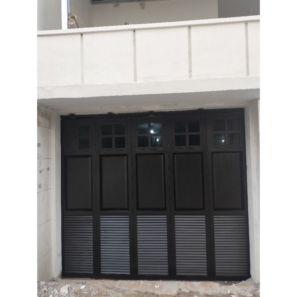 pintu besi garasi handerson seliding tikung dan lipat
