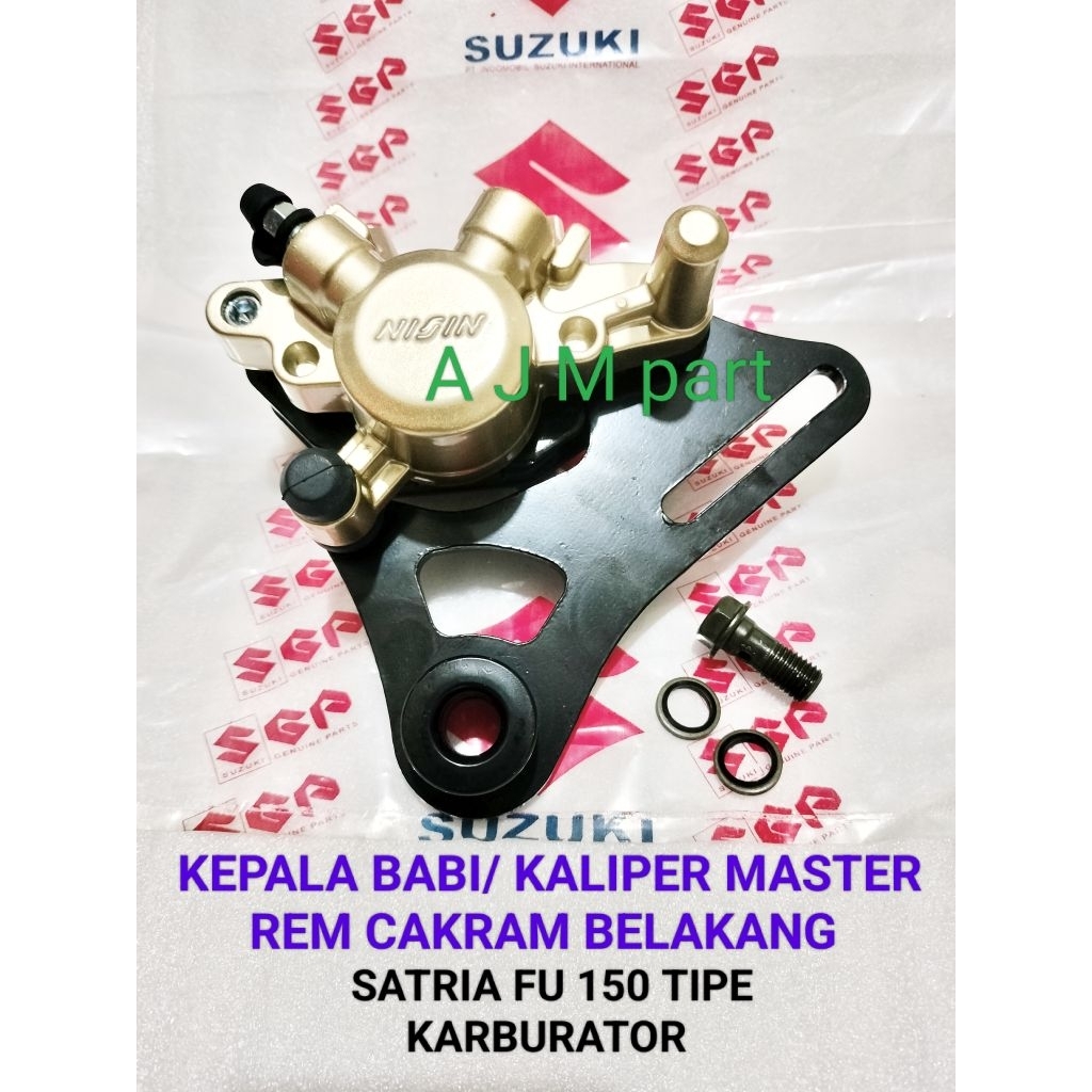 KEPALA BABI KALIPER REM CAKRAM BELAKANG SUZUKI SATRIA FU 150
