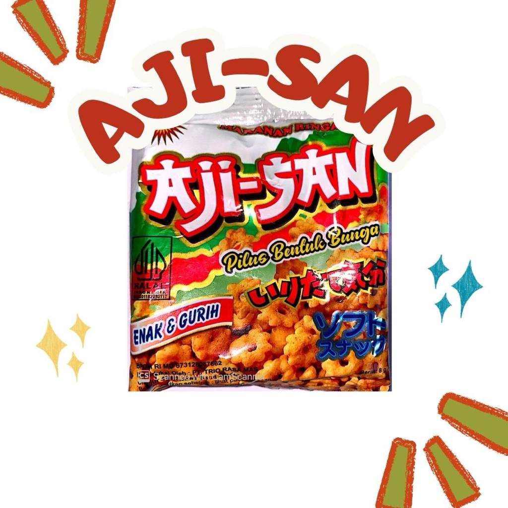 

Chiki Jadul Aji-San Pilus Bunga - Snack Enak & Gurih Zaman Dulu