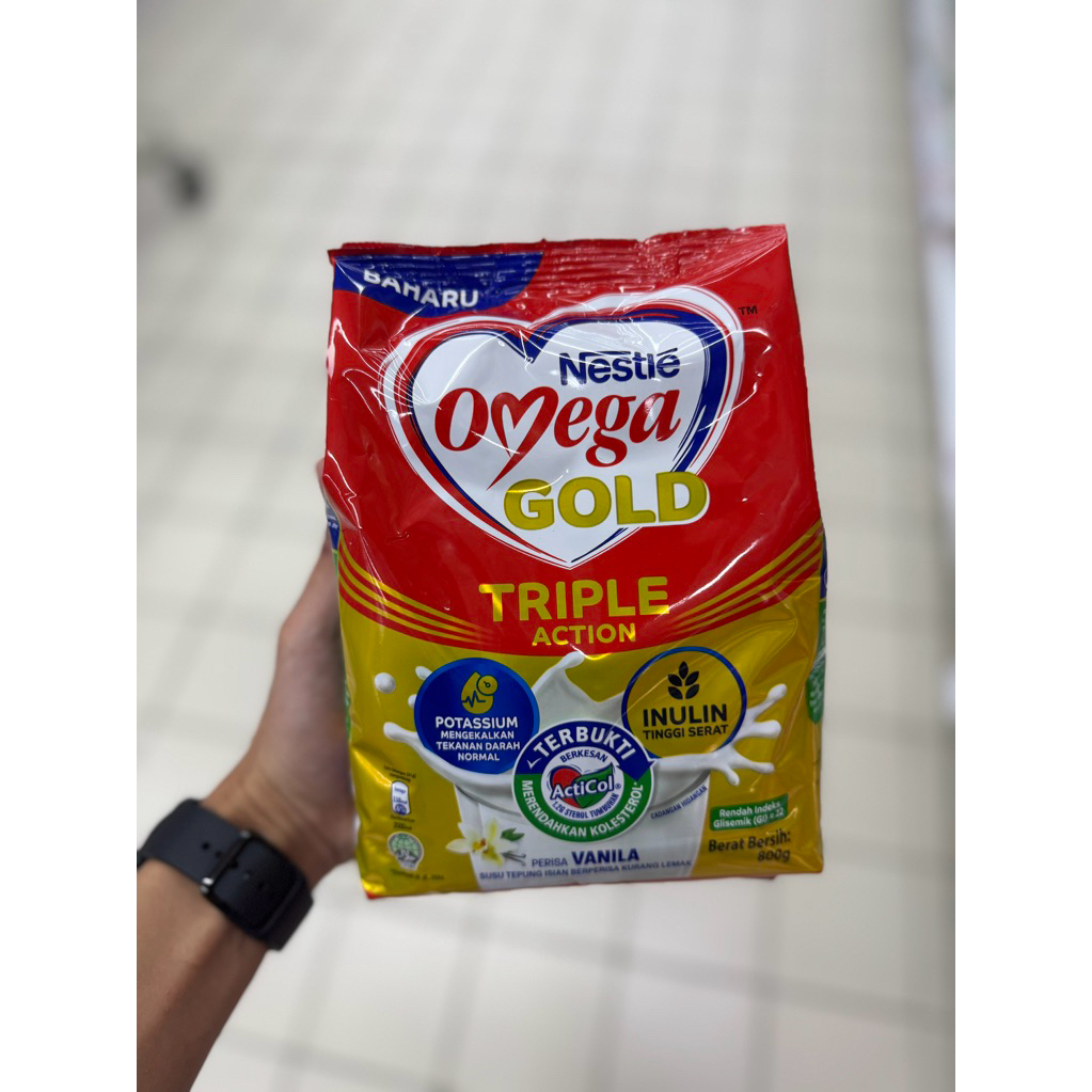 

nestle omega susu gold triple action 800gr