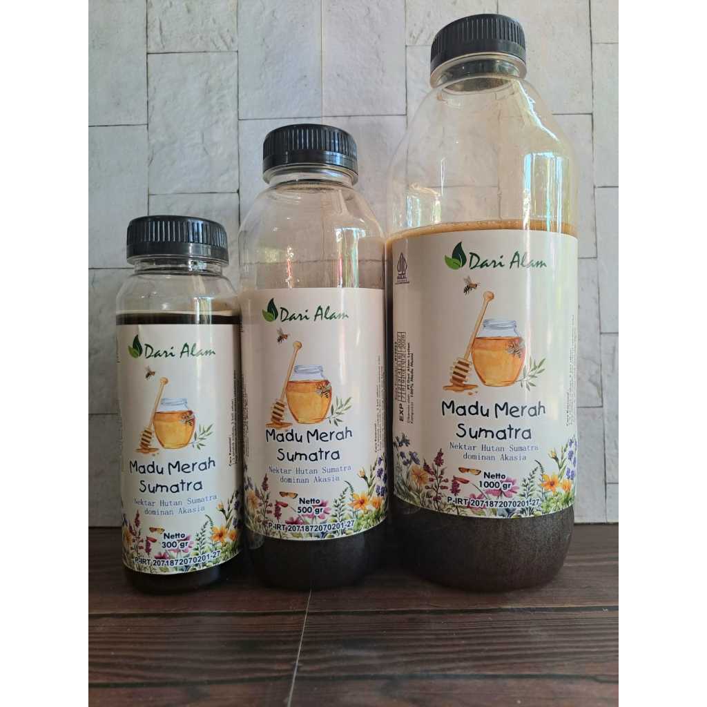 

Madu Merah Sumatra, madu hutan sumatra utara dominasi nektar akasia 300 gram, 500 gram, 1000 gram
