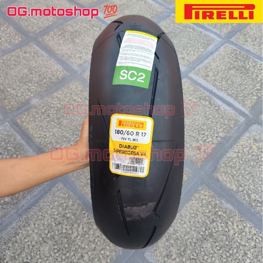 Ban Pirelli Diablo Supercorsa V4 180/60-17 SC2 ZX25R ZX25RR ZX4RR R6 ZX6R ZX636 Z800 ER6N