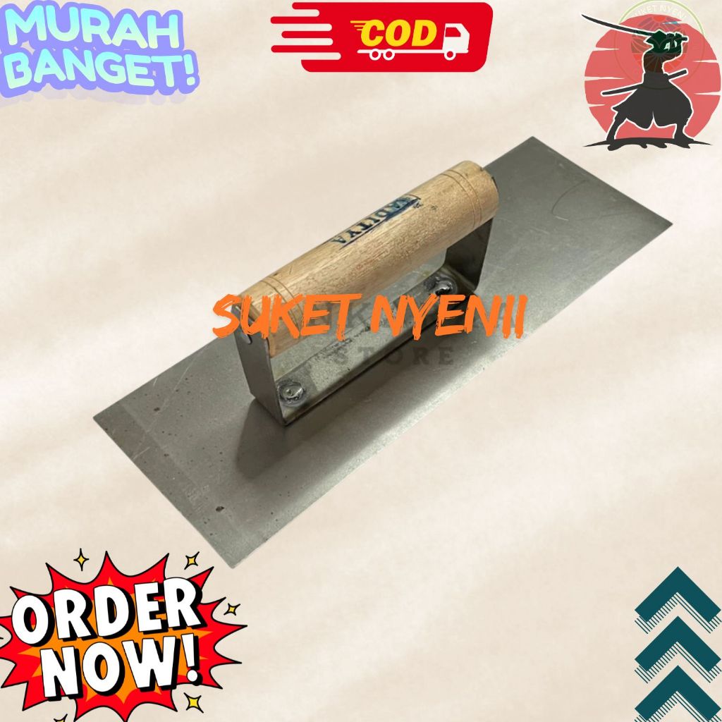 Roskam Plat Baja Acian Setrika Plester Semen Tembok
