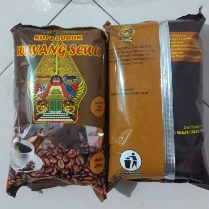 

KOPI BUBUK LAMPUNG CAP WAYANG SEWU 200 Gram
