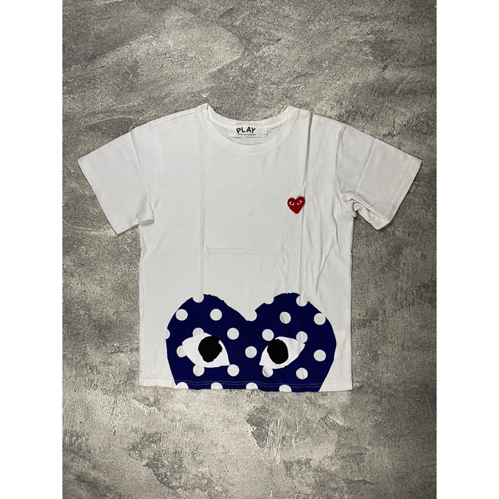 kaos play comme des garcons big logo second