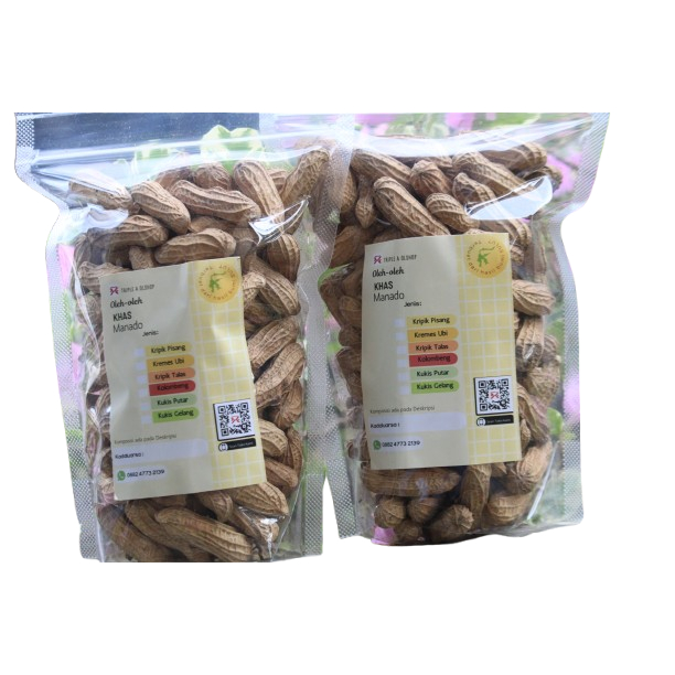 

Kacang Batik Sangrai Khas Kawangkoan Manado 200 gram