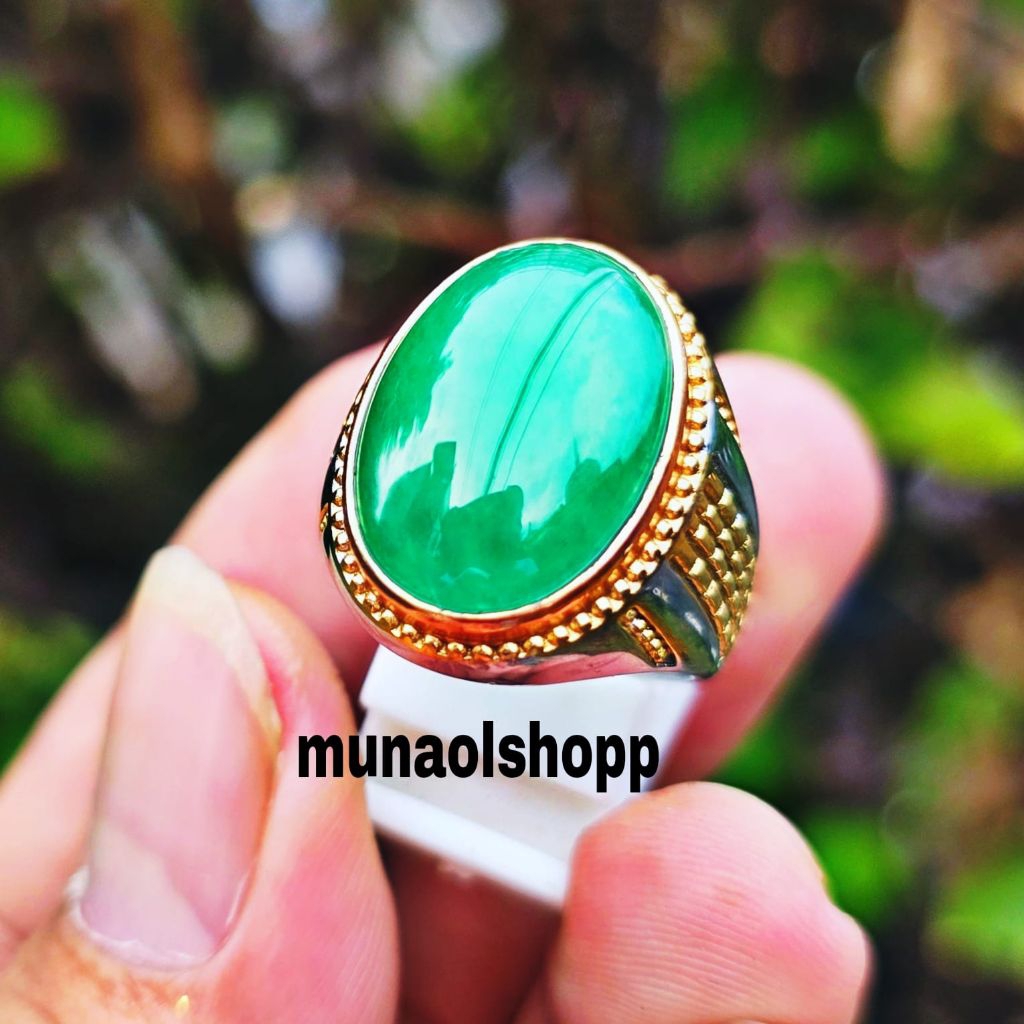 CINCIN BATU GIOK TAIWAN ASLI ORIGINAL STONE