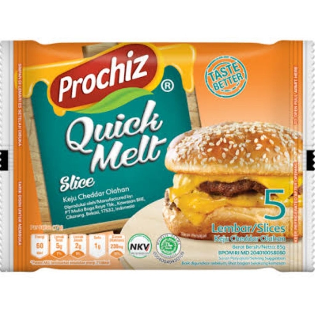 

Prochiz Quick Melt 85 gr - 5 Slice