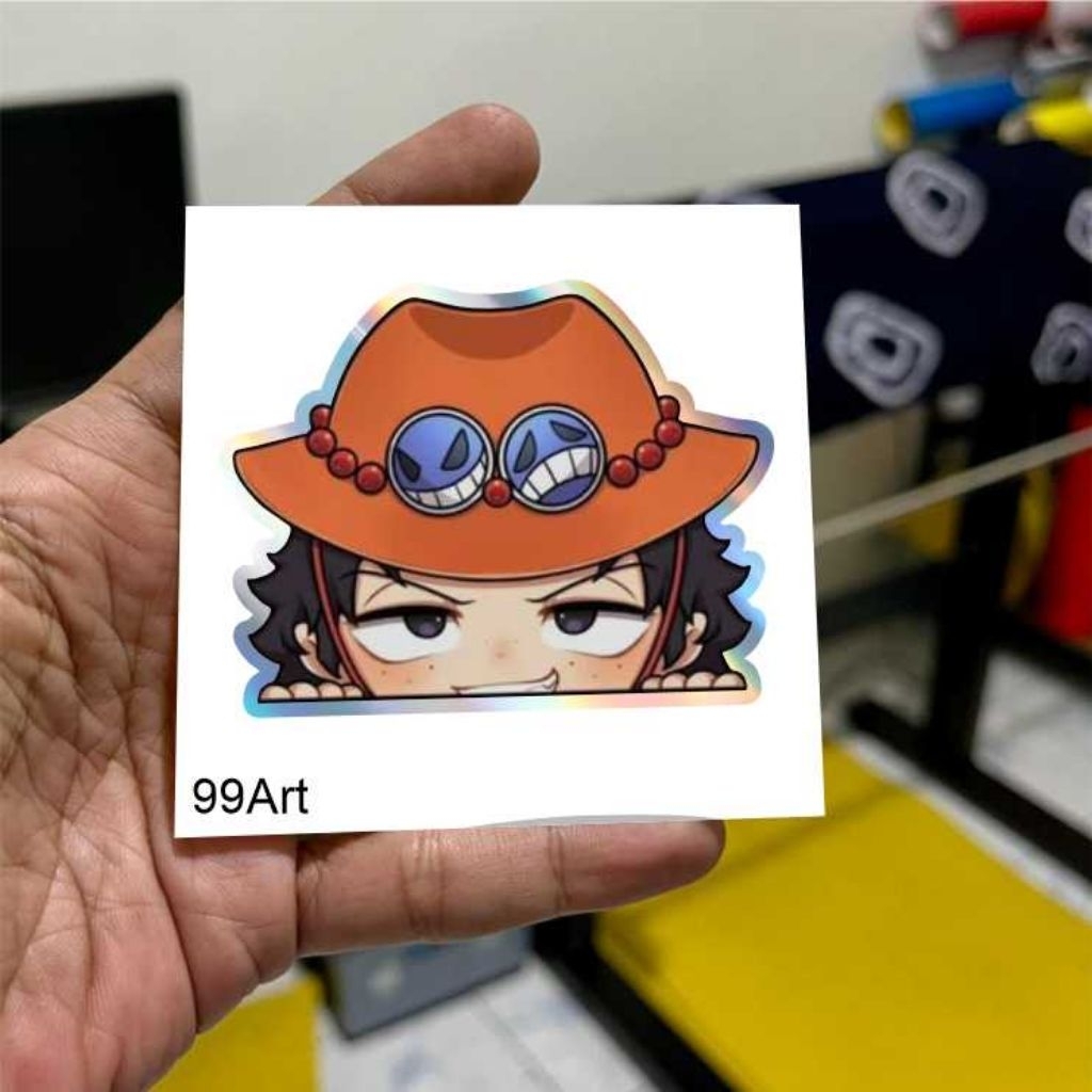 

stiker ace, stiker one piece, stiker ngitip lucu, anime, stiker kids, stiker hp, motor
