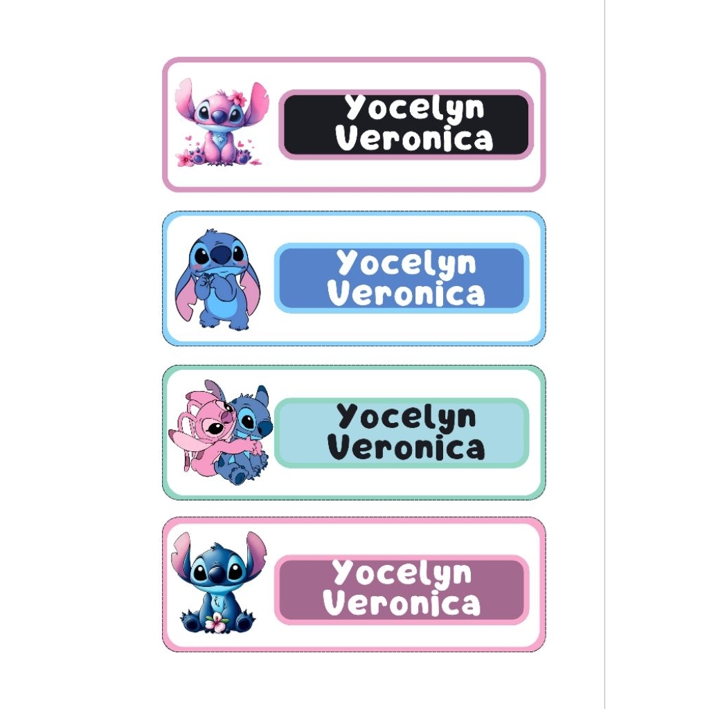 

TERMURAH!!! STITCH LABEL STICKER