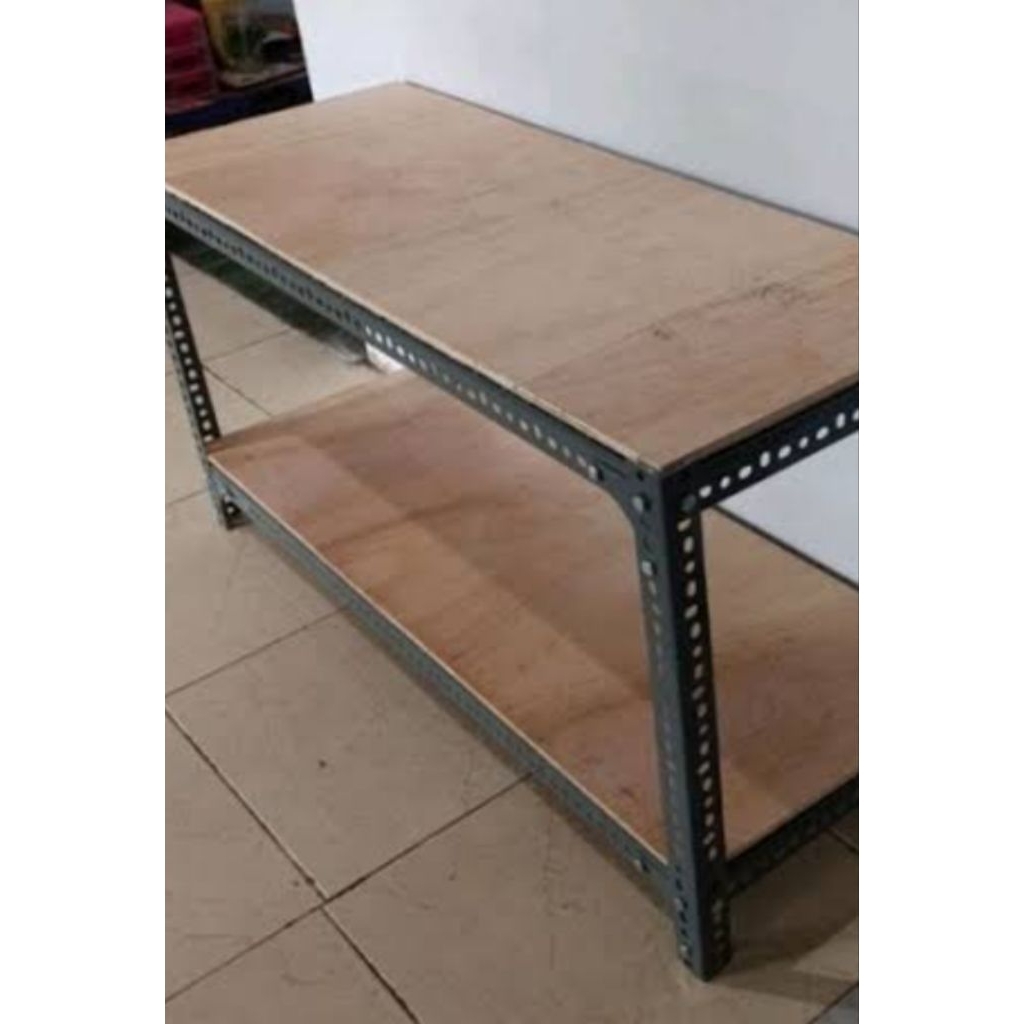 rak besi siku rangka meja kompor