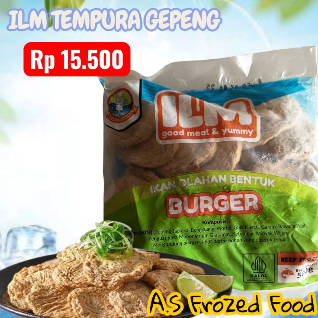 

ILM Tempura Gepeng 500g [Frozen Food]