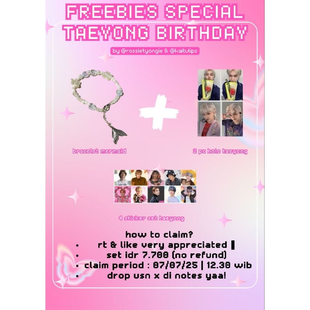 Freebies Special Taeyong's Birthday