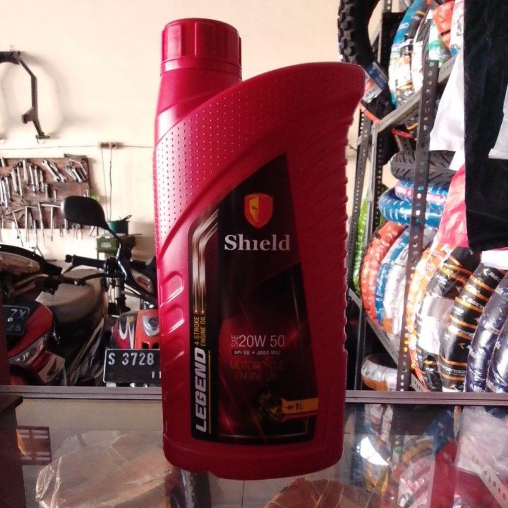 oli mesin shield legend 1lt