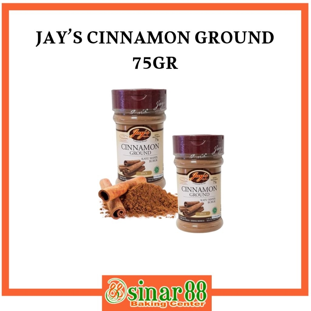 

Jay's Cinnamon Ground (Kayu Manis Bubuk) 75gr