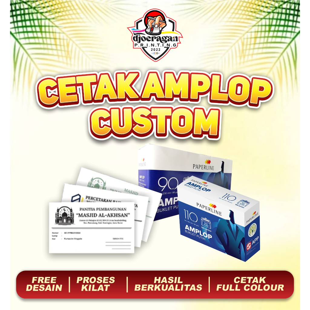 

Cetak Amplop Besar / Cetak Amplop Custom / Amplop Instansi / Amplop Kondangan / Amplop Desain Custom