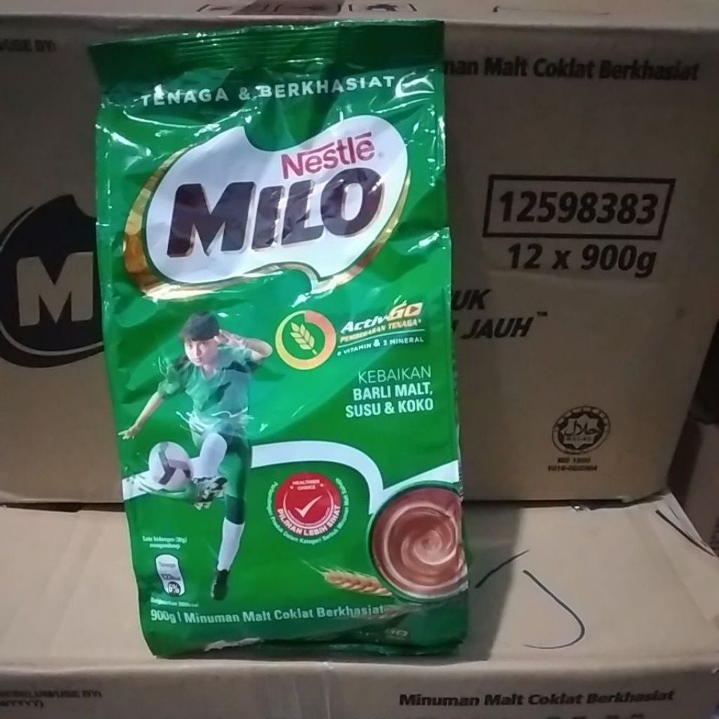 

Milo Refill 900gr 1kotak