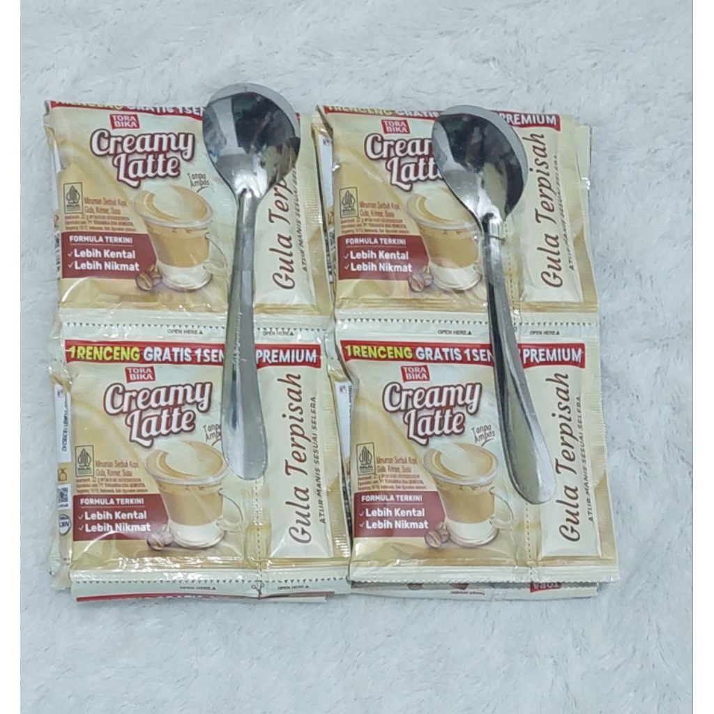 

Torabika Creamy Latte free sendok premium