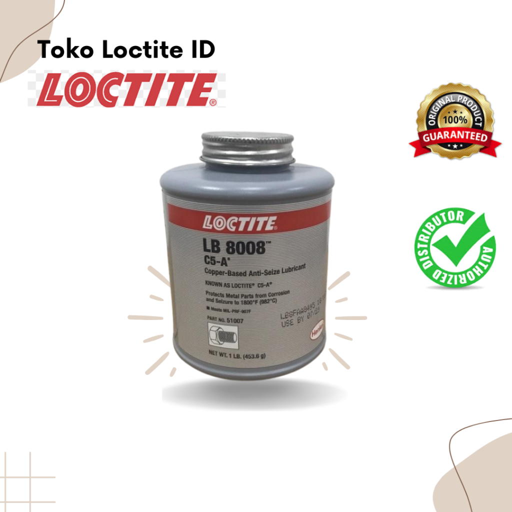 LOCTITE LB 8008 C5-A Copper Based Anti-Seize Lubricant