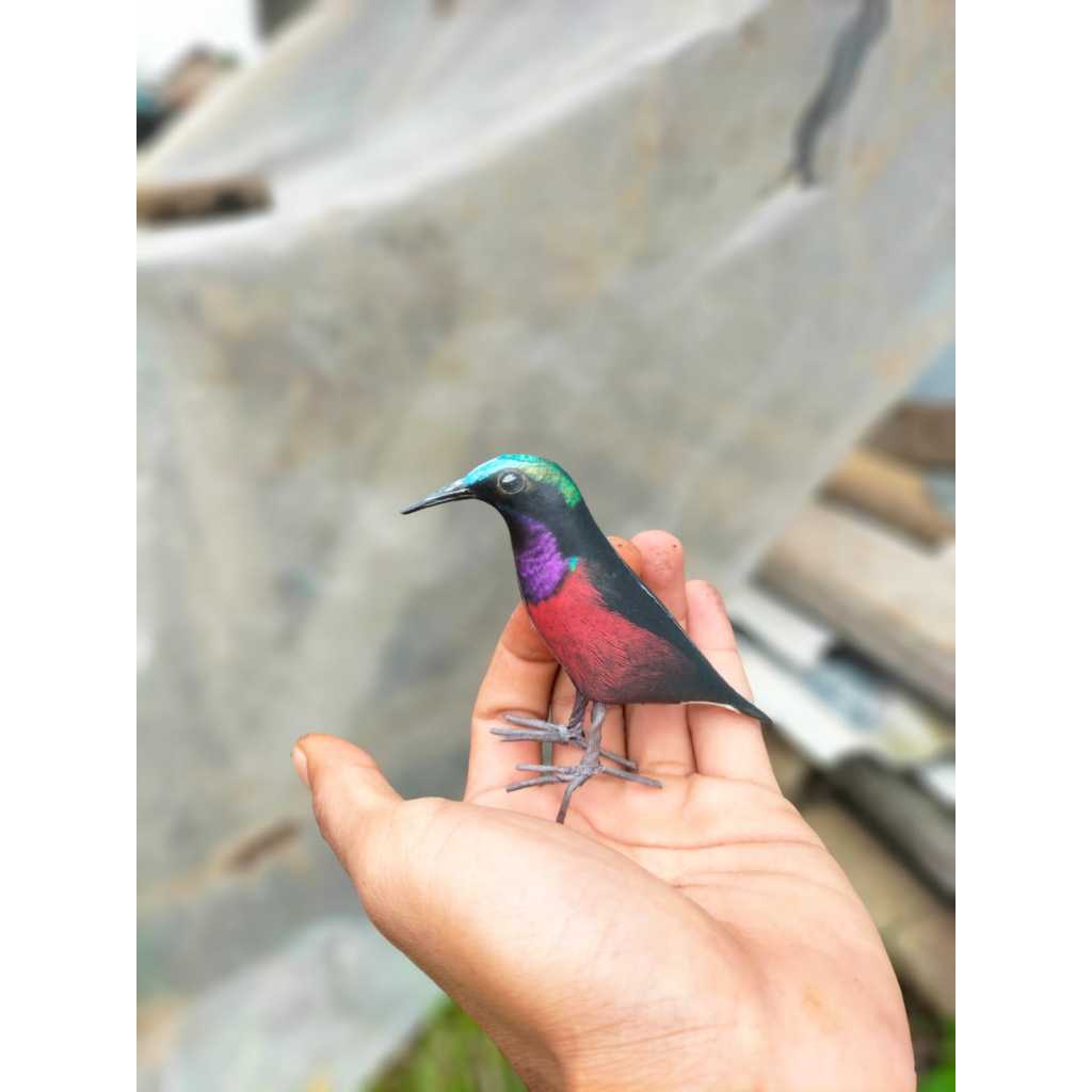 PATUNG JONTROT BURUNG KOLIBRI NINJA OCEHAN - JONTROT BURUNG KOLIBRI NINJA MIRIP ASLI