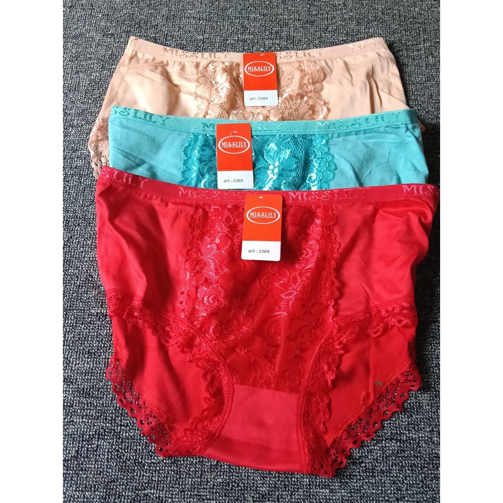 MISSLILY CELANA DALAM SUPER LEMBUT RENDA