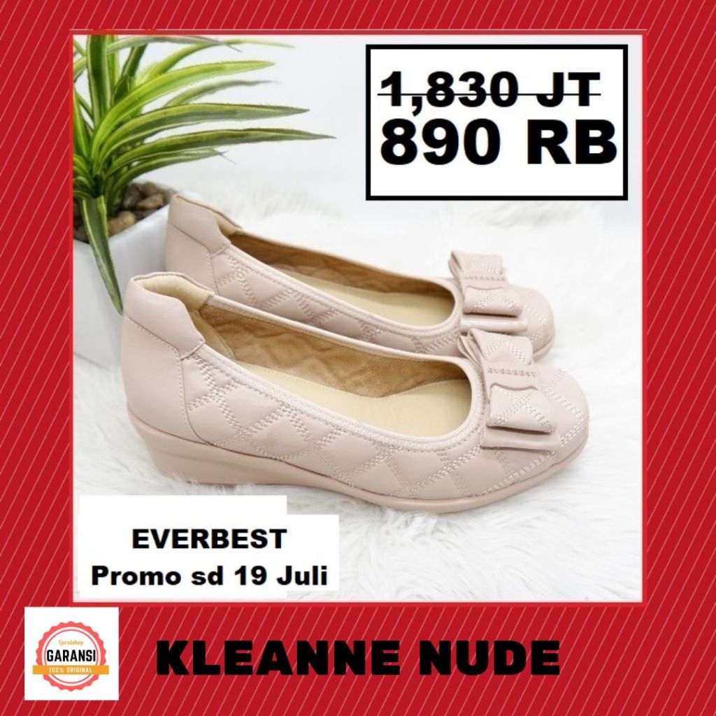 Sepatu wedges Wanita EVERBEST seri KLEANNE 100% ORIGINAL SALE
