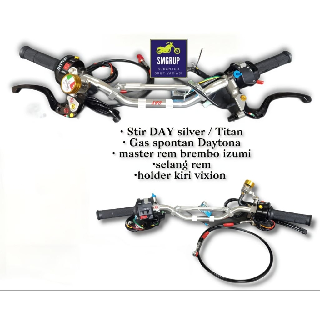 Stang day Set Gas kontan Daytona Paket Stang day set
